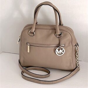MICHAEL MICHAEL KORS || Knox Leather Satchel Crossbody Bag. Sz. OS